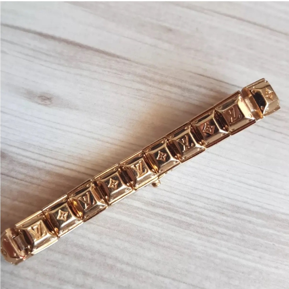 Louis Vuitton Rose Gold Metal Bracelet